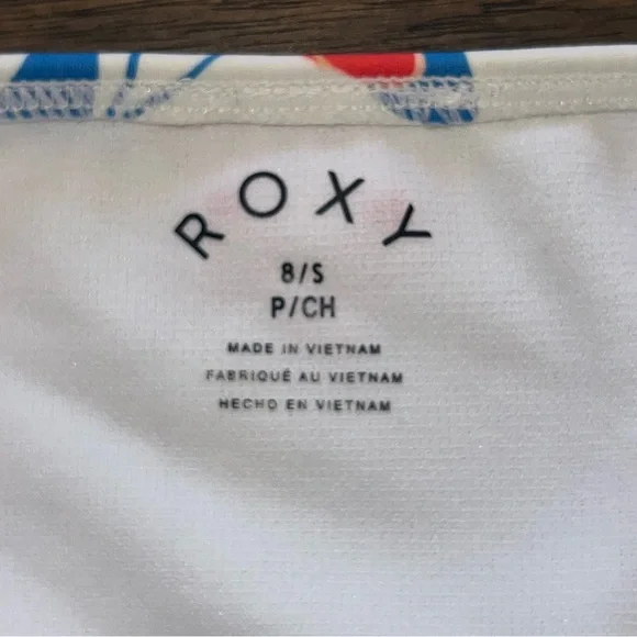 Roxy Girl's Friendly Flower Bralette Set Swimsuit (Big Kids) Size 8 - Picture 4 of 6